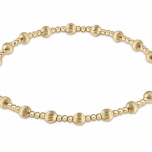 dignity sincerity pattern 4mm bead bracelet