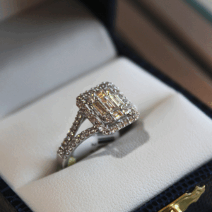 White Gold Ring -77747