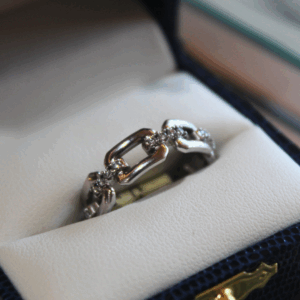White Gold Ring - 8745