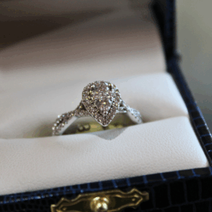White Gold Ring - 078