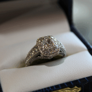White Gold Ring - 5691
