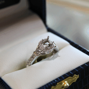 White Gold Ring - 0054