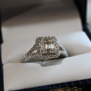 White Gold Ring - 2103