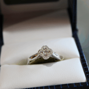 White Gold Ring - 1203