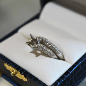 White Gold Ring - 2395