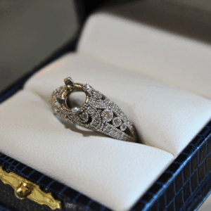 White Gold Ring - 67964