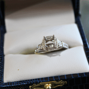 White Gold Ring - 2341
