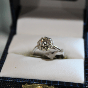 White Gold Ring - 74138