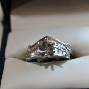 White Gold Ring - 48762