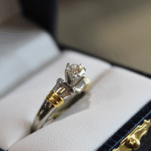 White Gold Ring - 4627