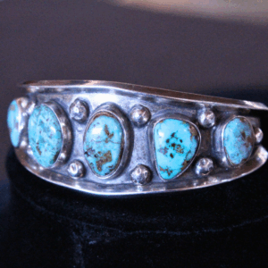 Sterling Silver Turquoise Cuff